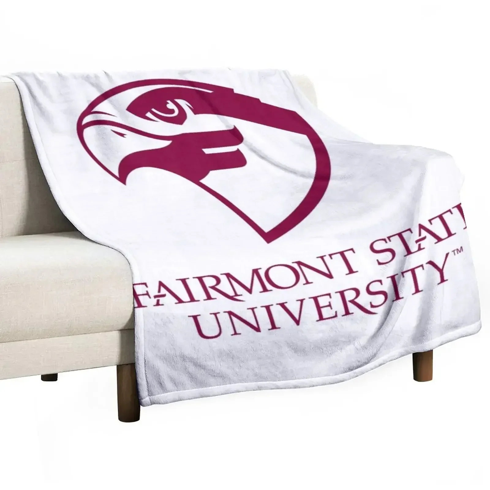 Christmas Throw Blanket - new Fairmont State-Fighting Falcons Throw Blanket