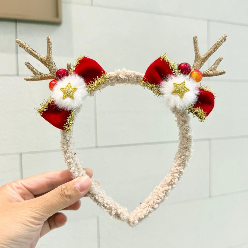 Christmas Headband Women Elk H - Reindeer Antlers Headband ulasan dan harga
