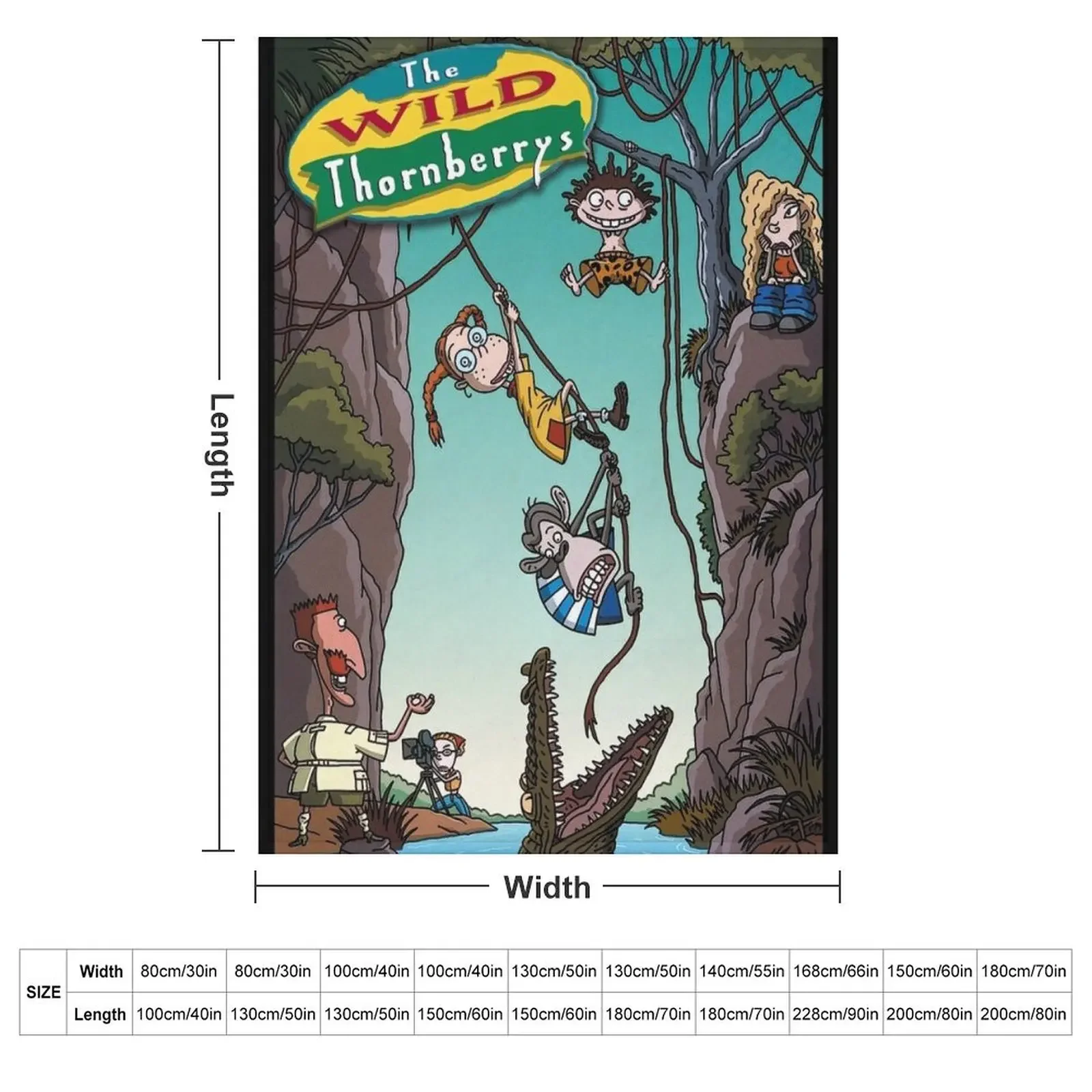 The Wild Thornberrys Throw Bla - Christmas Throw Blanket ulasan dan harga