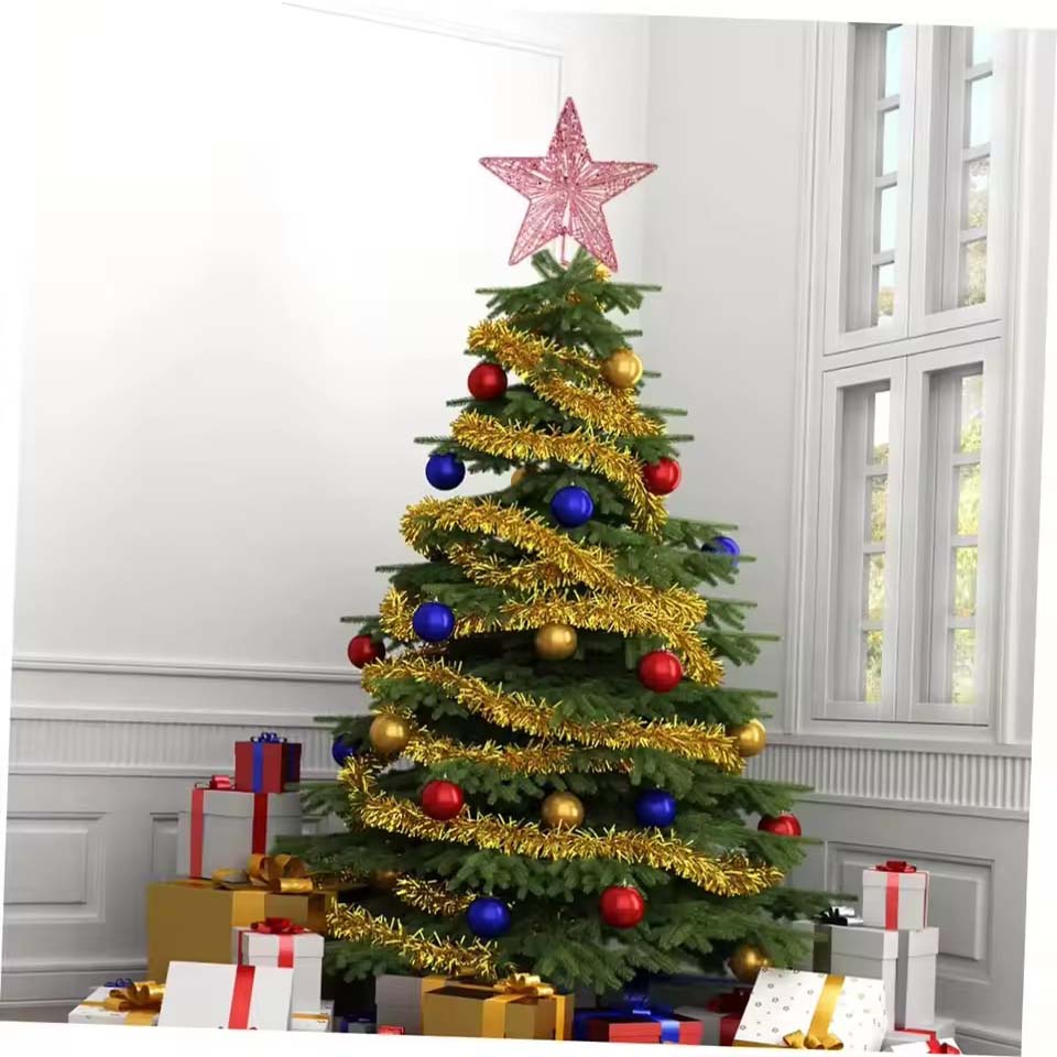 Christmas Pentagon Top Star Tr - Star Tree Topper ulasan dan harga