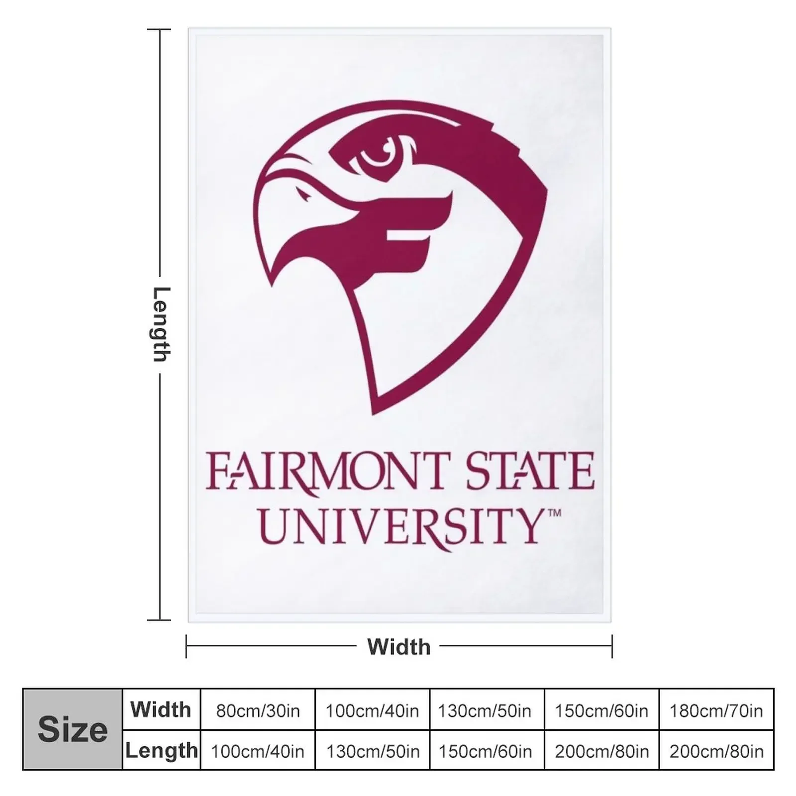 new Fairmont State-Fighting Fa - Christmas Throw Blanket ulasan dan harga