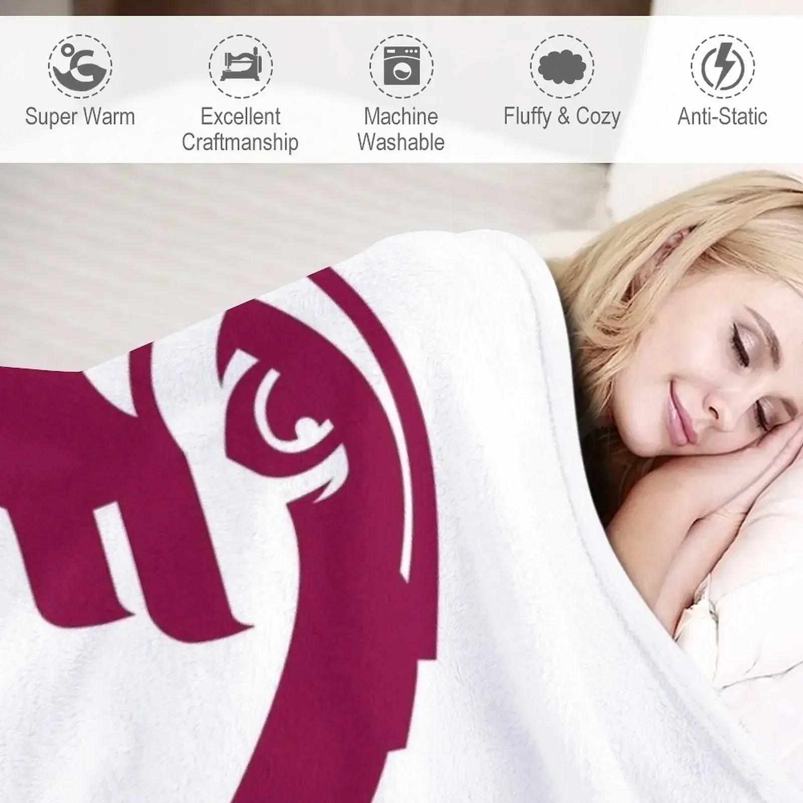 new Fairmont State-Fighting Fa - Christmas Throw Blanket ulasan dan harga