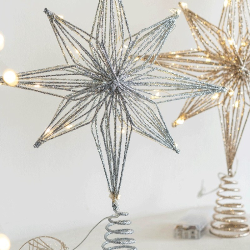 Christmas Decoration Iron Tree - Star Tree Topper ulasan dan harga