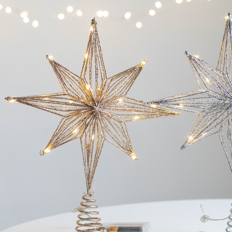 Christmas Decoration Iron Tree - Star Tree Topper ulasan dan harga