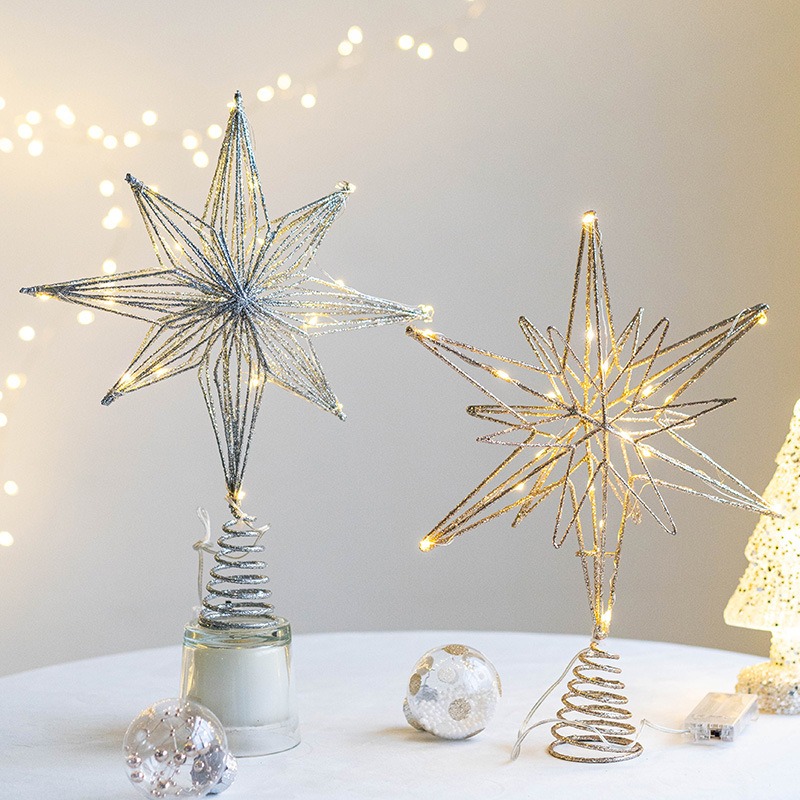 Christmas Decoration Iron Tree - Star Tree Topper ulasan dan harga