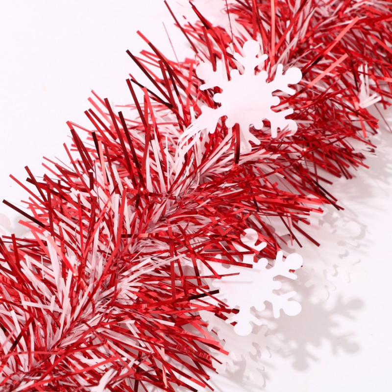 1pc Christmas Tinsel Snowflake - Tinsel Garland Decoration ulasan dan harga