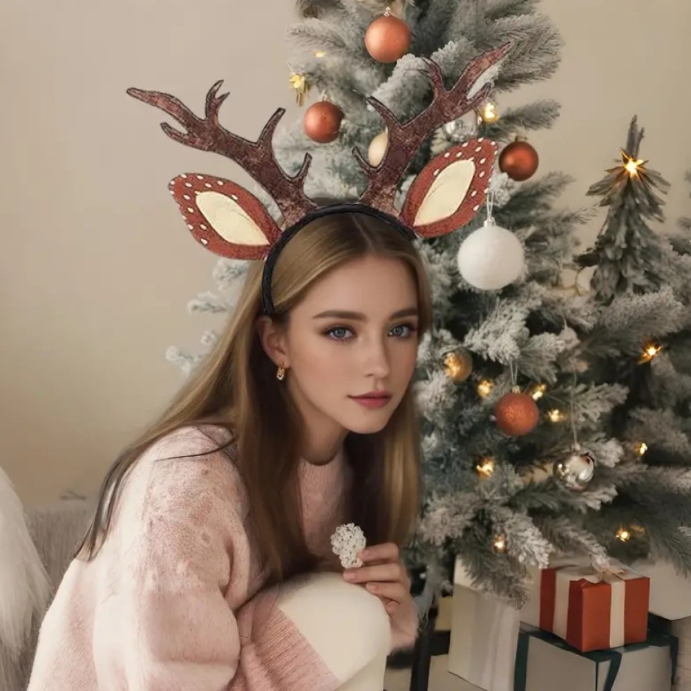 Decorative Christmas Reindeer  - Reindeer Antlers Headband ulasan dan harga