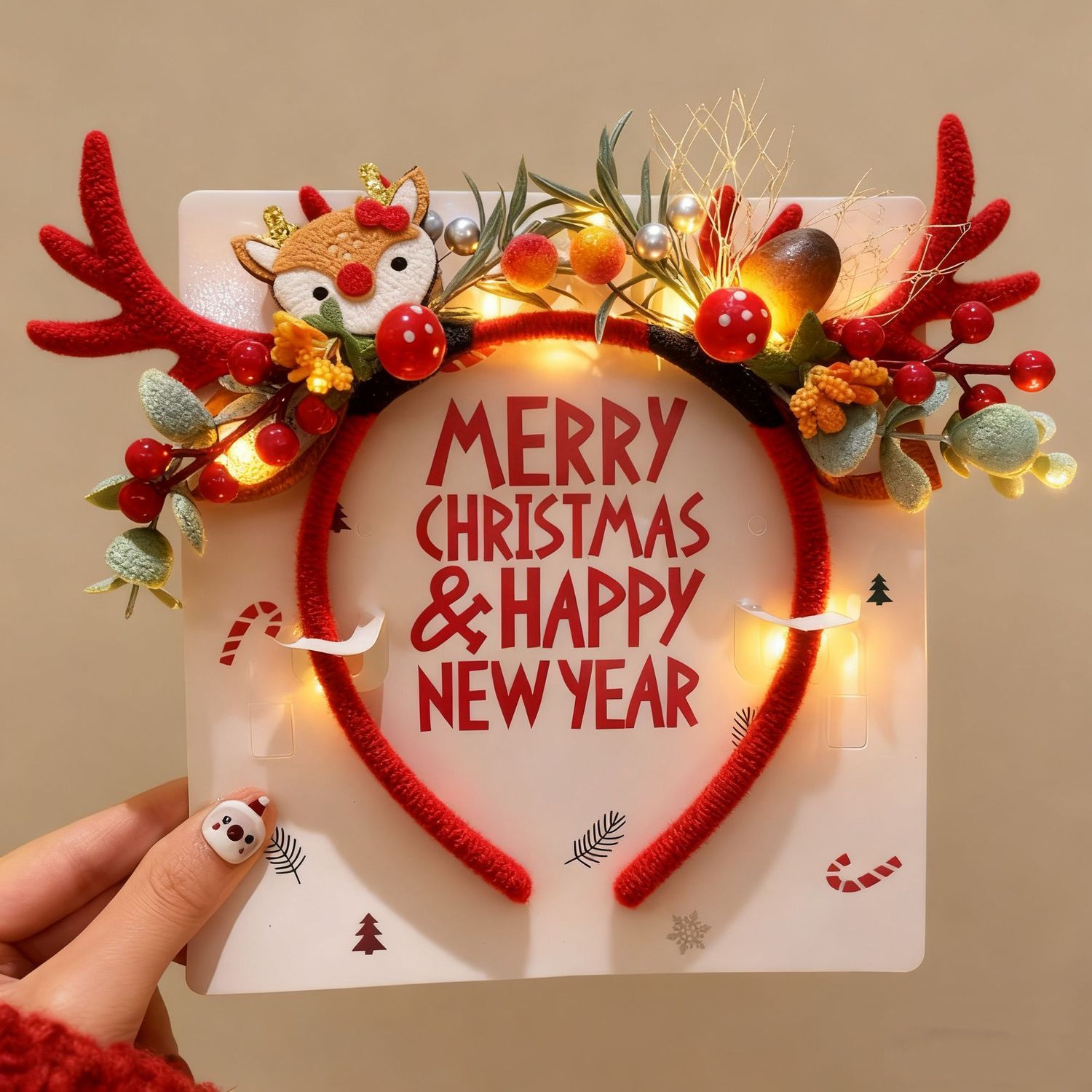 Christmas Reindeer Antlers Hea - Reindeer Antlers Headband ulasan dan harga