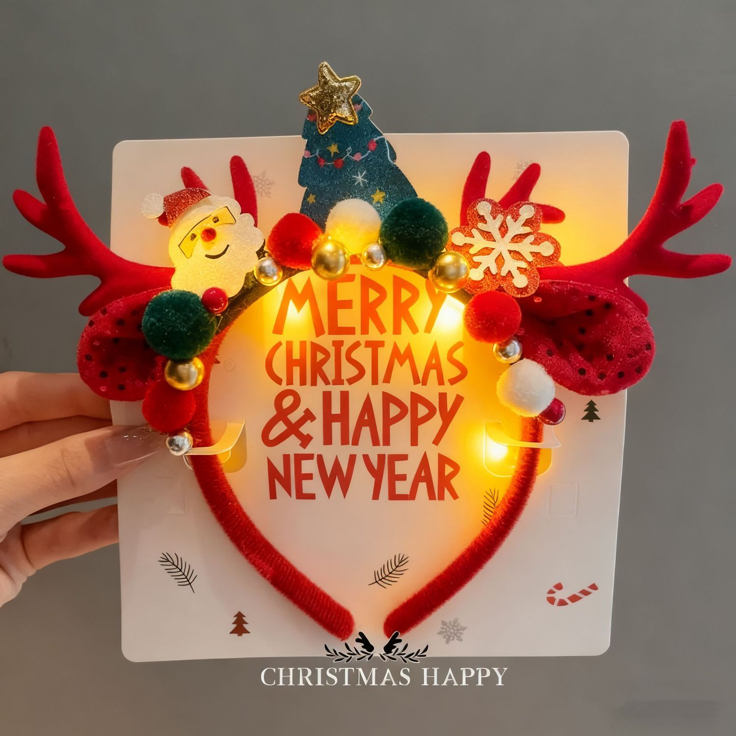 Christmas Reindeer Antlers Hea - Reindeer Antlers Headband ulasan dan harga