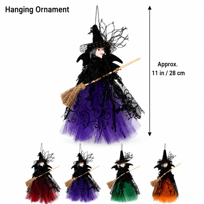 New Halloween Witch Doll Hangi - Star Tree Topper ulasan dan harga