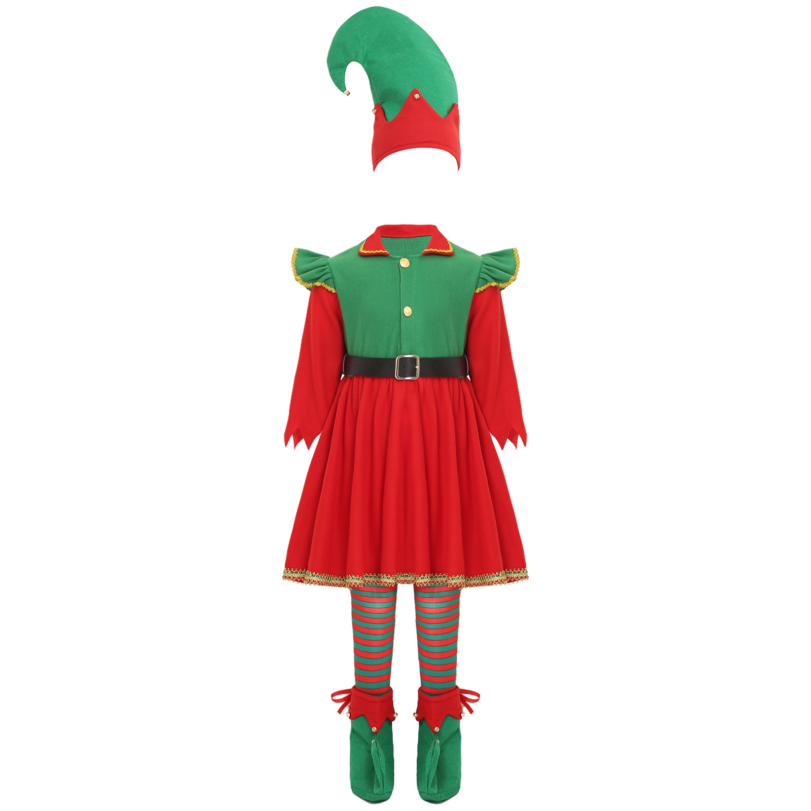 Elf Girl Christmas Costume San - Elf Costume Christmas ulasan dan harga