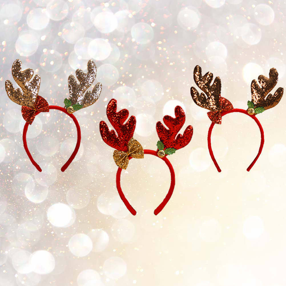 3Pcs Reindeer Antlers Christma - Reindeer Antlers Headband ulasan dan harga