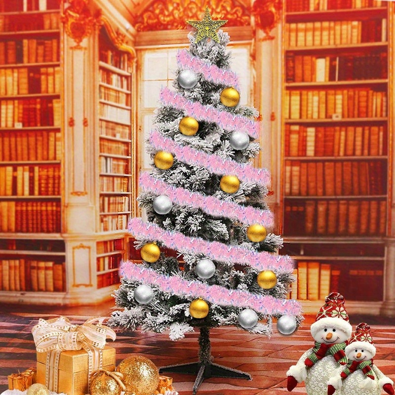 13Ft Pink Christmas Tinsel Gar - Tinsel Garland Decoration ulasan dan harga