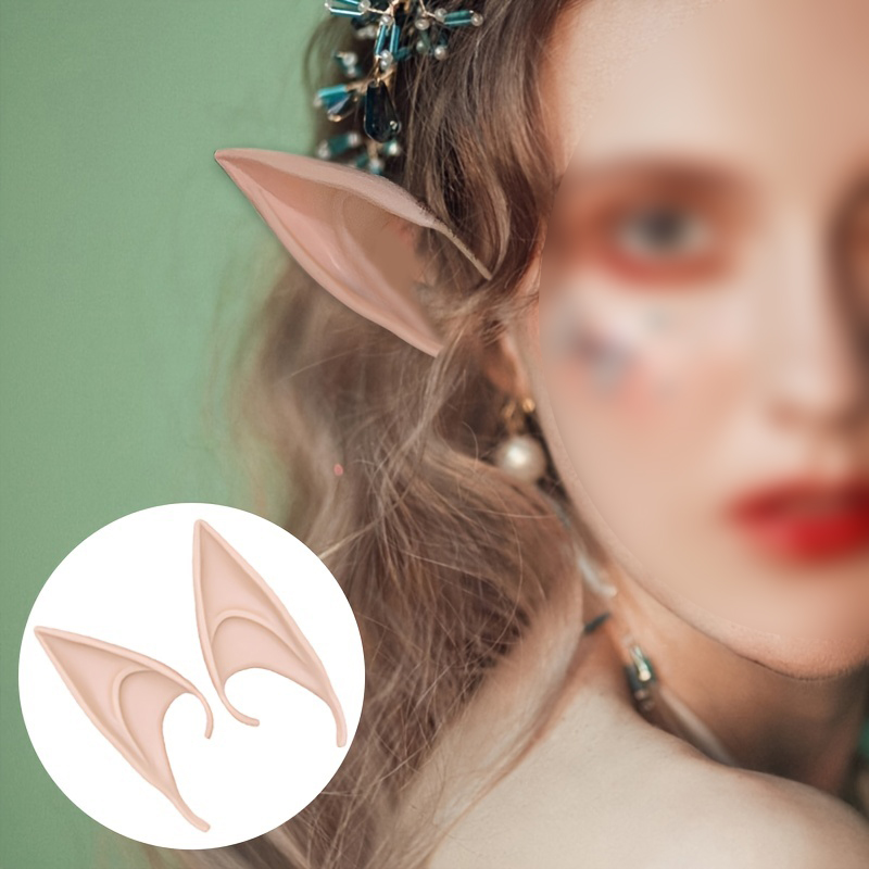 1pair Cosplay Fairy Elf Ears S - Elf Costume Christmas ulasan dan harga